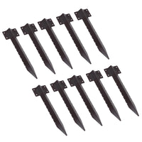 Garden Single Sleeper Straight Support Spike Stake Powder Coated 440mm