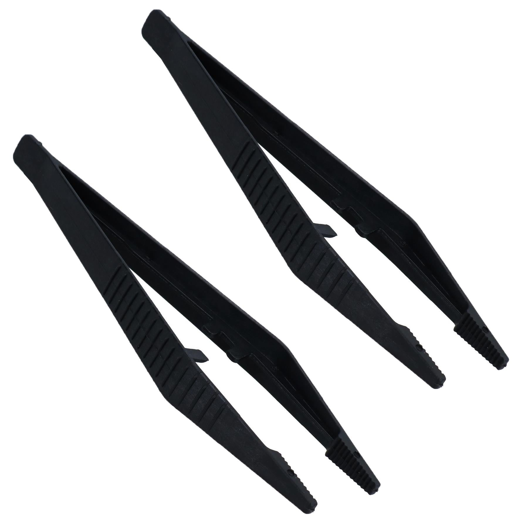2PK 5" Plastic Feeding Food Tongs Reptiles Spiders Snakes Feeding Tweezers
