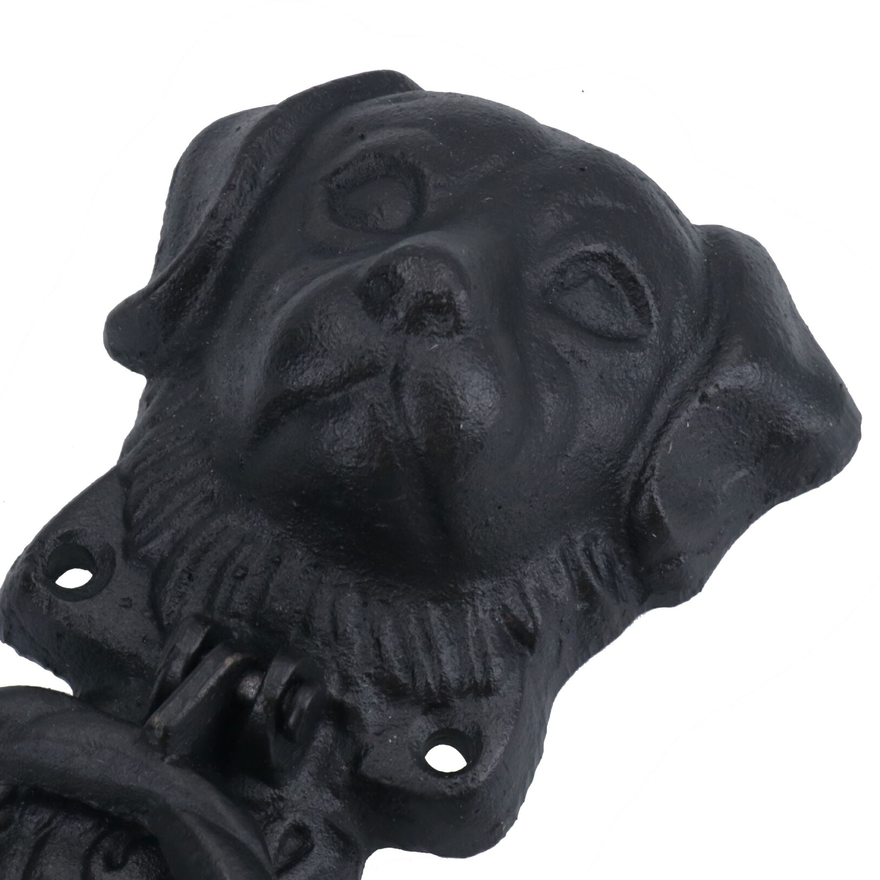 Dog Door Knocker Bell Ringer Cast Iron Garden Shed House Cast Iron Striker