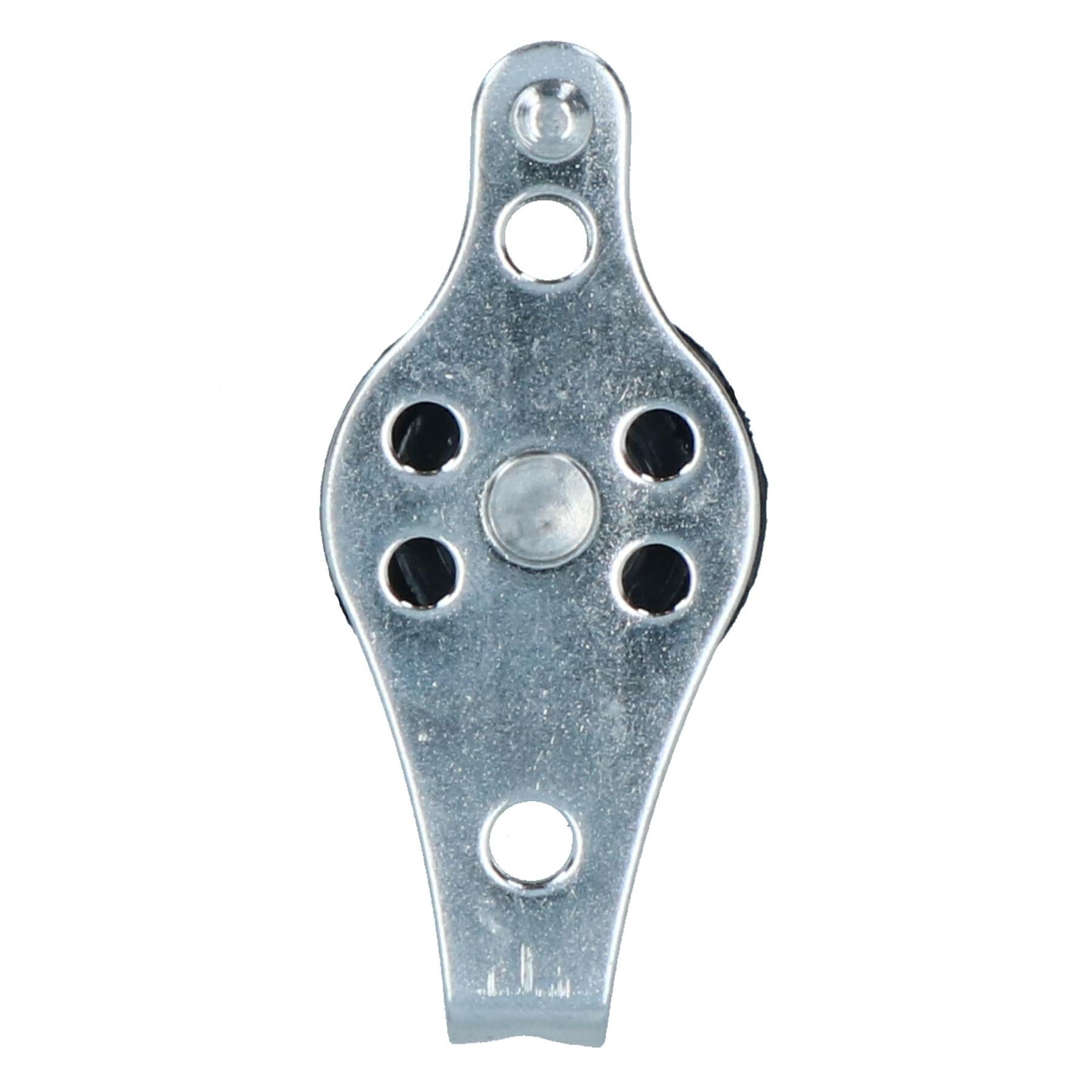 Marine Pulley Block With 25mm Diameter Nylon Wheel 316 Grade Stainless Steel