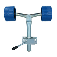 4 Pack Boat Roller Wing Bracket & Stem Post with Non Marking Rollers Trailer