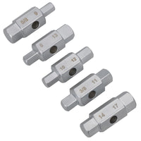 Ölablassschraube Schlüsselwerkzeuge für Motoren Achsen Getriebe Autoreparatur Ölwechsel 5Stk