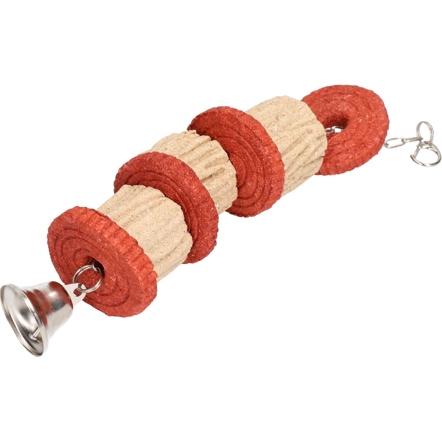 Small  Animals/ Birds Boredom Breaker Edible Hide N Treat Chain - Large 2Pack