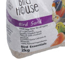 2PK 2kg Parrot Bird Sand With Oyster Calcium & Mineral Aid Digestion Cage Litter