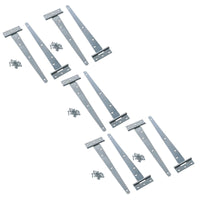 Heavy Duty T Tee Hinge For Sheds Gates Doors Zinc Plated Finish 4 – 18 Inch