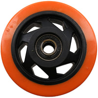 4" PVC Trolley Castor Wheels 130kg Load Per Wheel Fixed / Swivel / Swivel with Brake