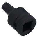 1/2in Drive Male Torx Star Impacted Impact Shallow Stubby Socket T55 – T100