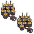 25mm 80 Grit Abrasive Flap Wheel Discs Sanding Rust Removal 6mm Shank