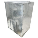 Coal Wood Feed Bunker Fuel Storage Container Galvanised Steel 150kg Capacity