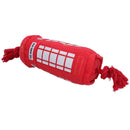 Plush London Telephone Box Dog Toy Dog Puppy Play Toy With Squeak Gift 16x21cm