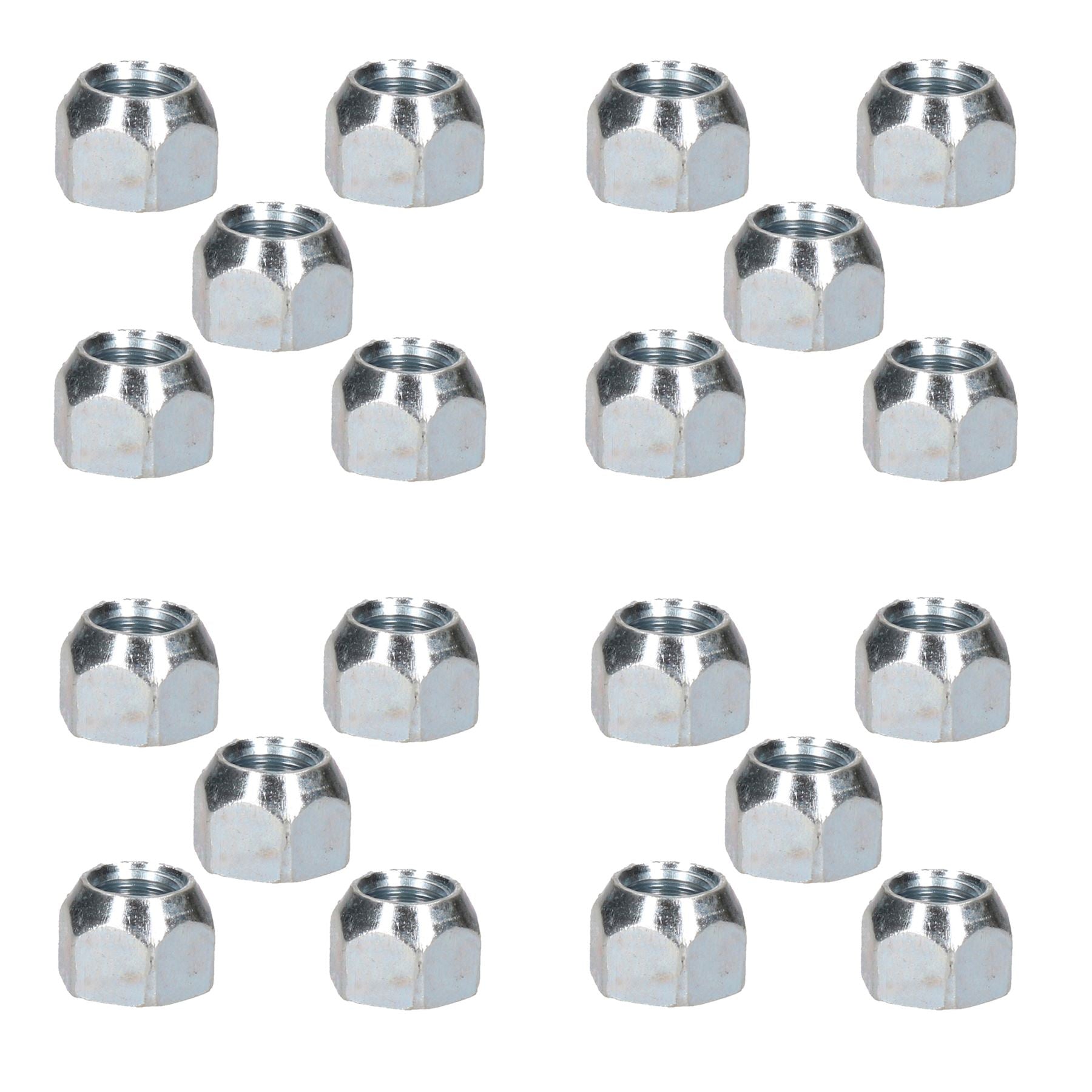 Pack of 20 M12 x 1.5 Conical Wheel Nuts Nut For Trailer Suspension Hubs Trailer