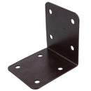 Garden Internal Sleeper Corner Support Bracket 90 Degree 85mm Steel