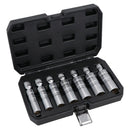Thin Walled Swivel Magnetic Spark Plug Sockets 12 Point 3/8in Drive MM SAE 7pc