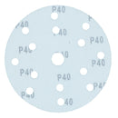 150mm Self Adhesive Hook + Loop Ceramic Abrasive Sanding Discs 40 Grit