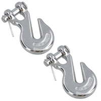 Clevis End Grab Hook Stainless Steel for 10mm (3/8in) Chain Lifting 1250kg