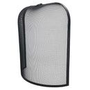 Curved Fire Spark Guard Black Freestanding Fireside Fine Mesh Protector Screen