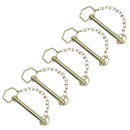 19mm (3/4in.) x 162mm Trailer Towing Hitch Pin For Tow Ball Pin Couplings 5pc