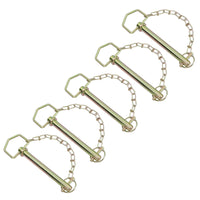19mm (3/4in.) x 162mm Trailer Towing Hitch Pin For Tow Ball Pin Couplings 5pc