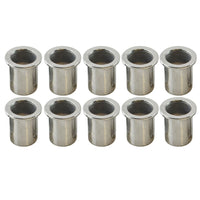 10mm Alu Nut Serts Riveting Nuts Rivet Nut Threaded Inserts Blindnut Rivnut 10PC