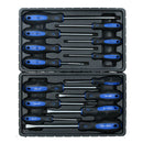 Phillips Flat Headed and Torx Screwdriver Set Magnetic Tips Cushioned Grip 14pc