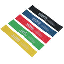 Resistance Bands Set of 5 Stretch Loops  X-Light - X-Strong for Yoga, Gym, Pilates