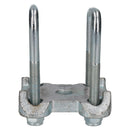 Single Parabolic Leaf Spring Bump Stop And U Bolts And Plates For Ifor Williams