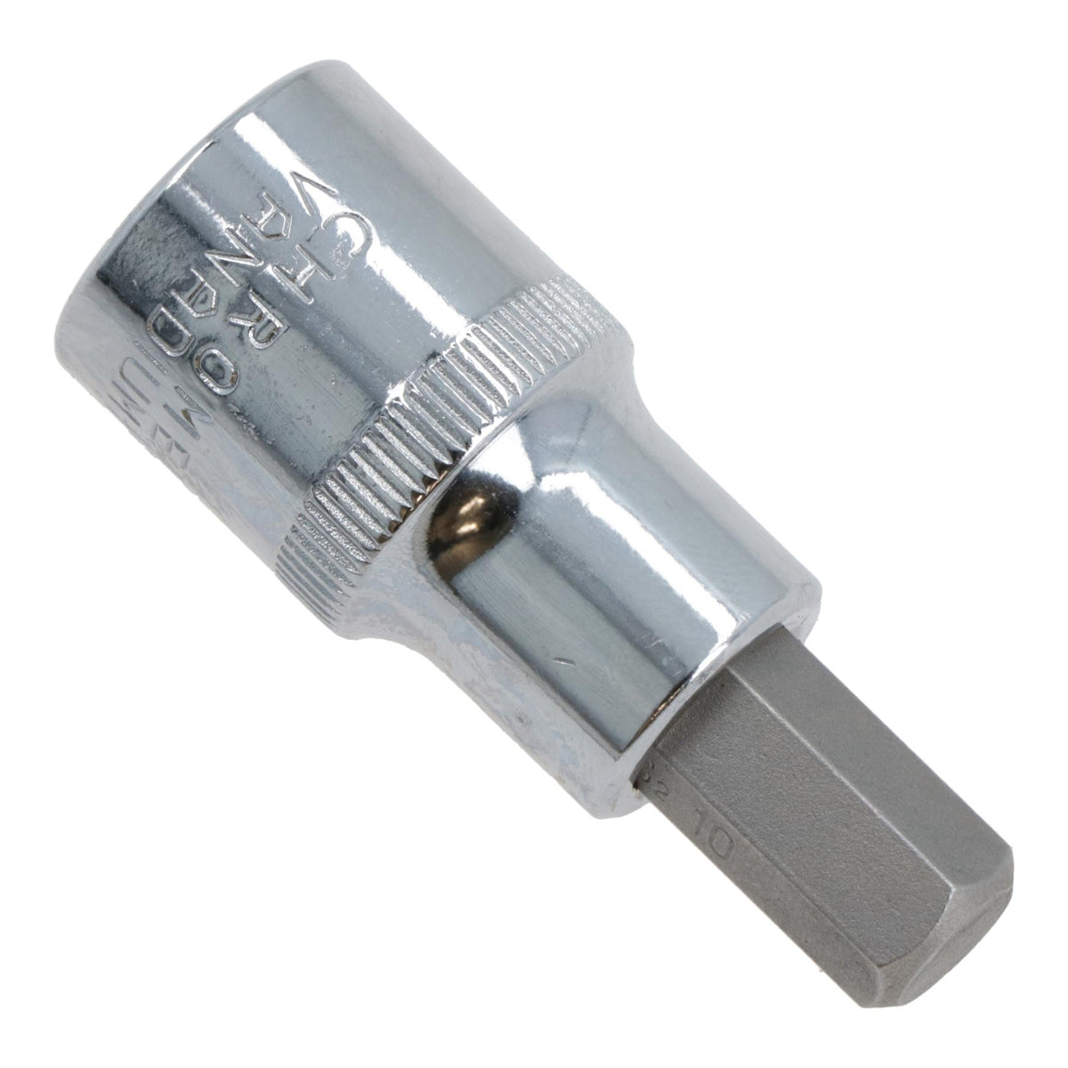 10mm M10 1/2in Drive Male Allen Hex Bit Socket Shallow 55mm Length