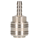 EURO Air Hose Connector Fitting Quick Release Pack With Hose Tail Barb 2pk