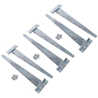 Heavy Duty T Tee Hinge For Sheds Gates Doors Zinc Plated Finish 4 – 18 Inch