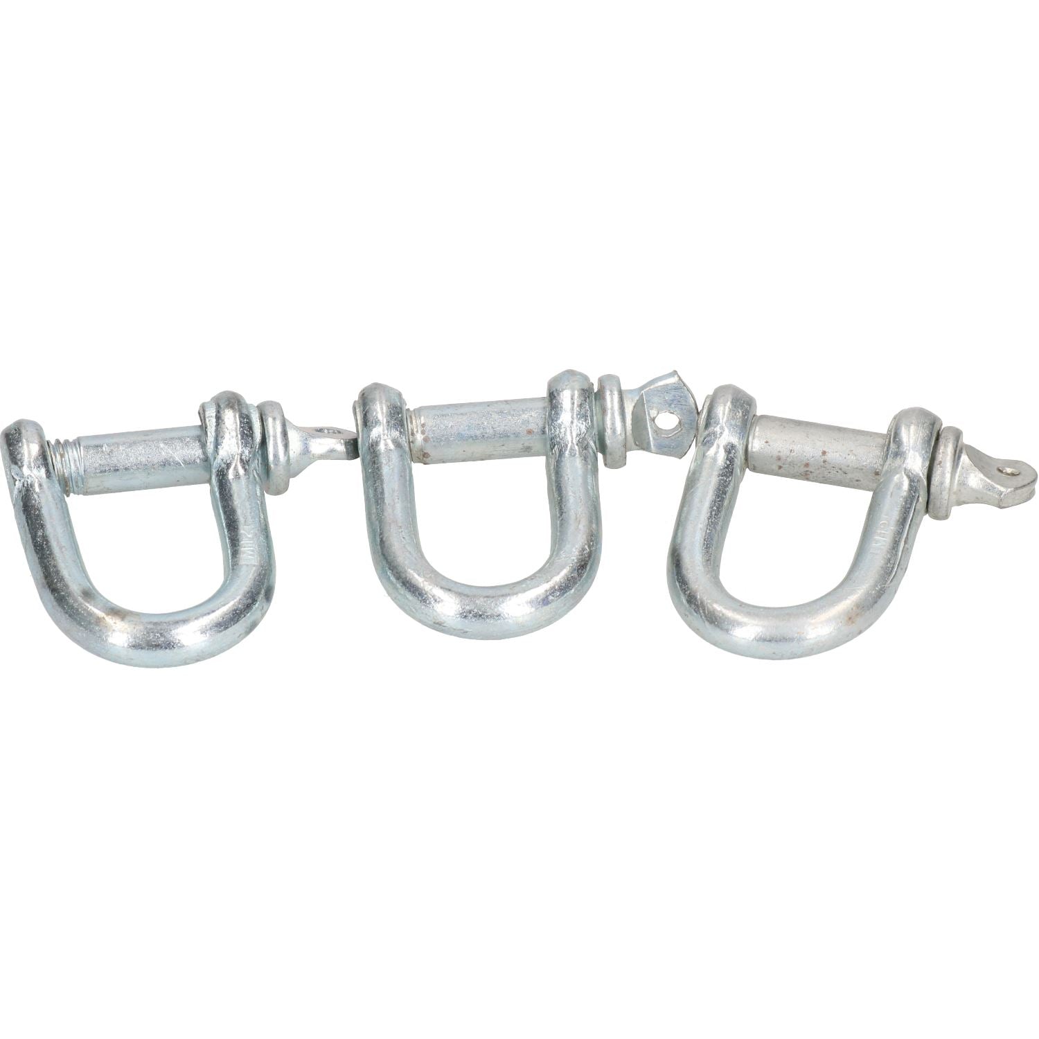 12mm D Shackles Dee Link Towing Rigging Pin Loop Galvanised Steel