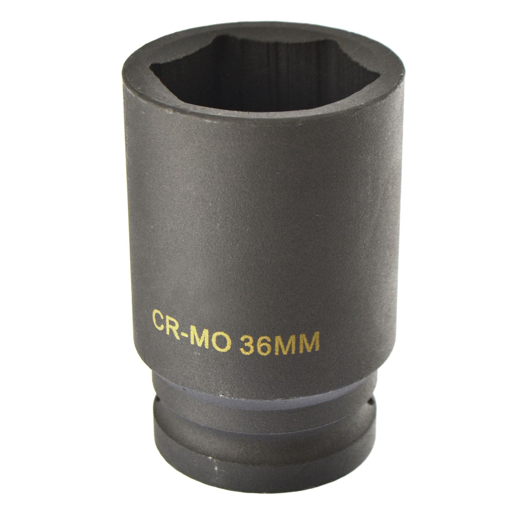 36mm Metric 3/4 Drive Double Deep Impact Socket 6 Sided Single Hex Thick Walled