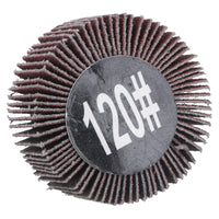 50mm 120 Grit Abrasive Flap Wheel Discs Sanding Rust Removal 6mm Shank