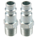 PCL XF Series Air Line Hose Fitting Male Adaptor 1/4" BSP Male Thread AA7102 x 2