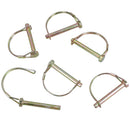 Heavy Duty PTO Power Take Off Pins Shaft Locking Fastener 8mm x 58mm