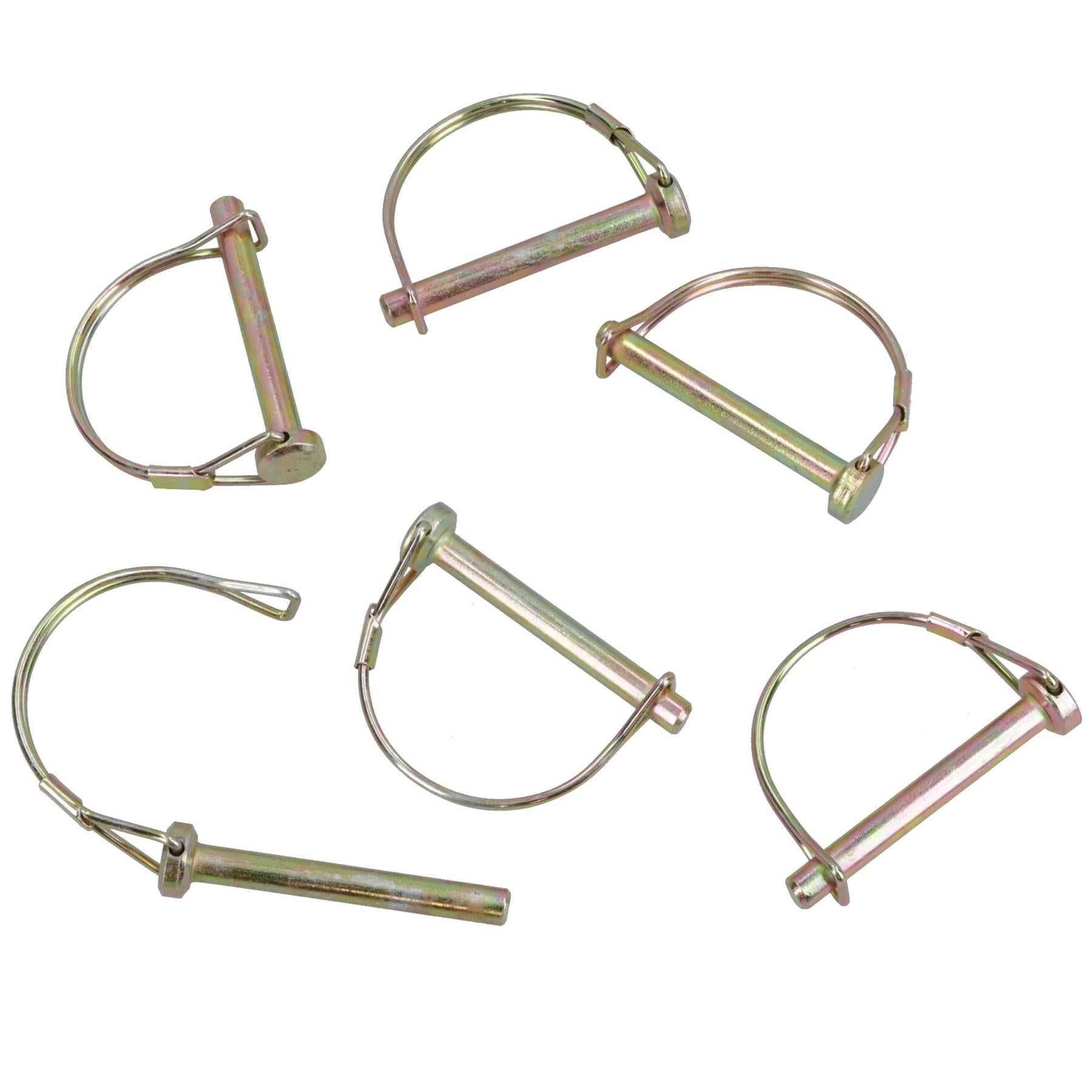 Heavy Duty PTO Power Take Off Pins Shaft Locking Fastener 8mm x 58mm