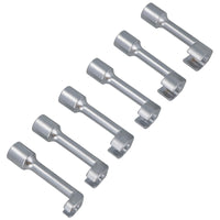 Douilles pour conduites d'injecteurs diesel 6 pièces 12 mm - 19 mm Outil de démontage de conduites de carburant 1/2"