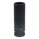 Douille à choc métrique double profonde MM 18 mm 1/2" à 6 pans simple hexagonale