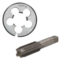 3/4" - 1" UNF Tap & Die Tungsten Steel Taper and 50mm Split Die