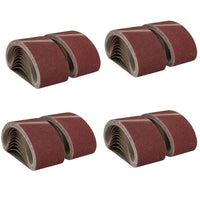457mm x 75mm Mixed Grit Abrasive Sanding Belts Power File Sander Belt Packs
