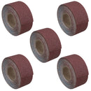 Emery Cloth Roll Abrasive Sanding Sheet 60 - 320 Grit Aluminium Oxide 38mm Wide