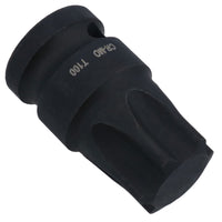 1/2in Drive Male Torx Star Impacted Impact Shallow Stubby Socket T55 – T100