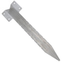 Garden Single Sleeper Straight Support Spike Stake Stainless Steel 440mm