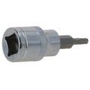 Douille étoile mâle Torx T15, entraînement 3/8", standard, interne, acier au chrome vanadium