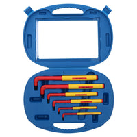 VDE-Elektriker-Isolierung, extralang, Inbusschlüssel 2,5–8 mm, 6-teiliges Set