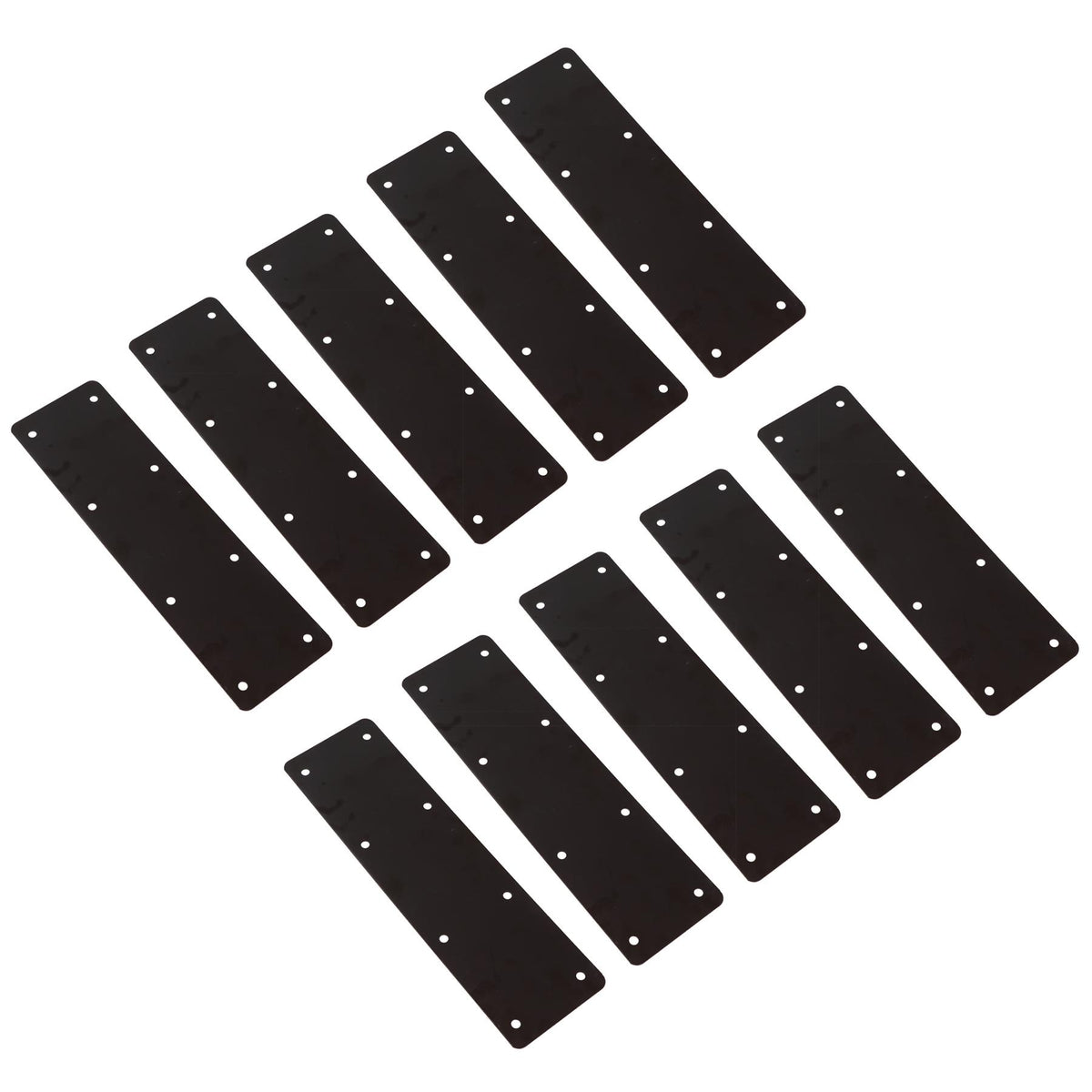 Large Internal Sleeper Straight Support Plate 100mm x 350mm Powder Coated