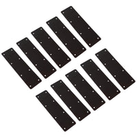 Large Internal Sleeper Straight Support Plate 100mm x 350mm Powder Coated