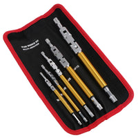Multi Angle / Multi Jointed Flexi Spline Key Wrench Set 5pc M4 - M10