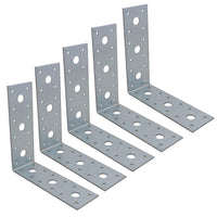 Timber Joist Angle Bracket Fastening Plate Galvanised Steel 150 x 150 x 50mm
