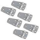 Polished Door Hinge Stainless Steel 76mm x 38mm 316 Long Marine Cabin Hatch