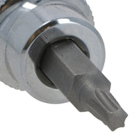 T20 Male Torx Bit Star Socket 3/8" Drive Standard Internal Chrome Vanadium Steel
